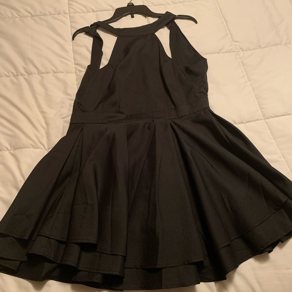 Black, LuLu’s halter dress